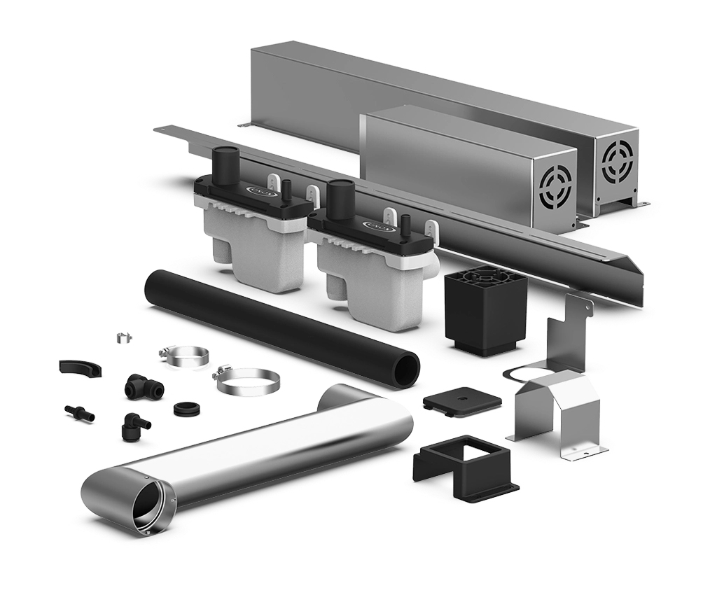 Unox oven Dubbele stapel installatie kit XEAQC-00E2-G