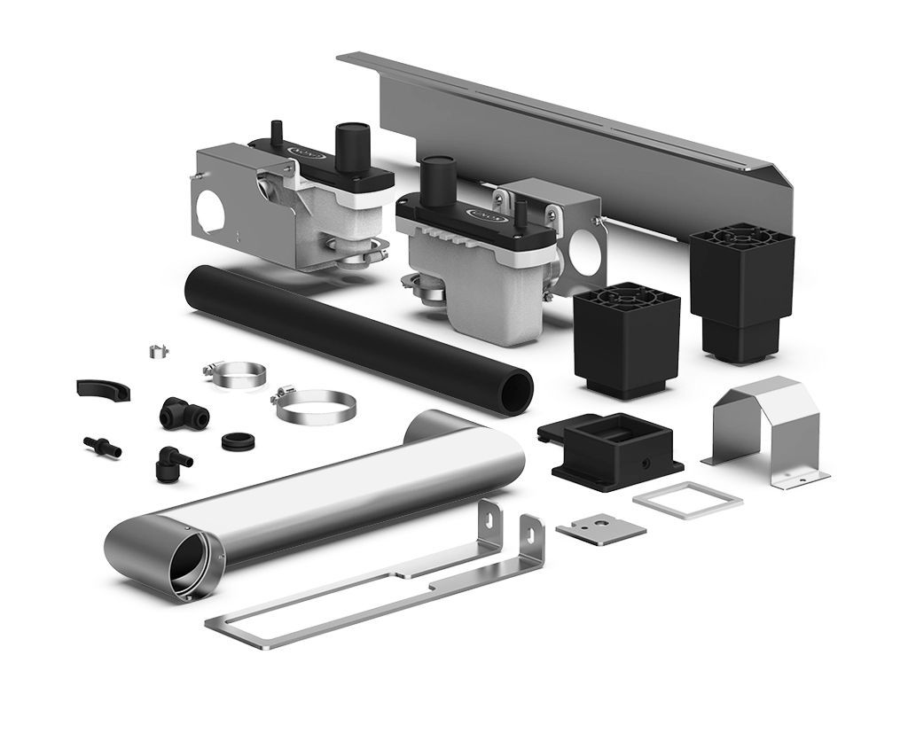 Unox oven Dubbele stapel installatie kit XECQC-0013-E