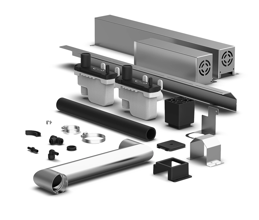 Unox oven Dubbele stapel installatie kit XEVQC-0011-G