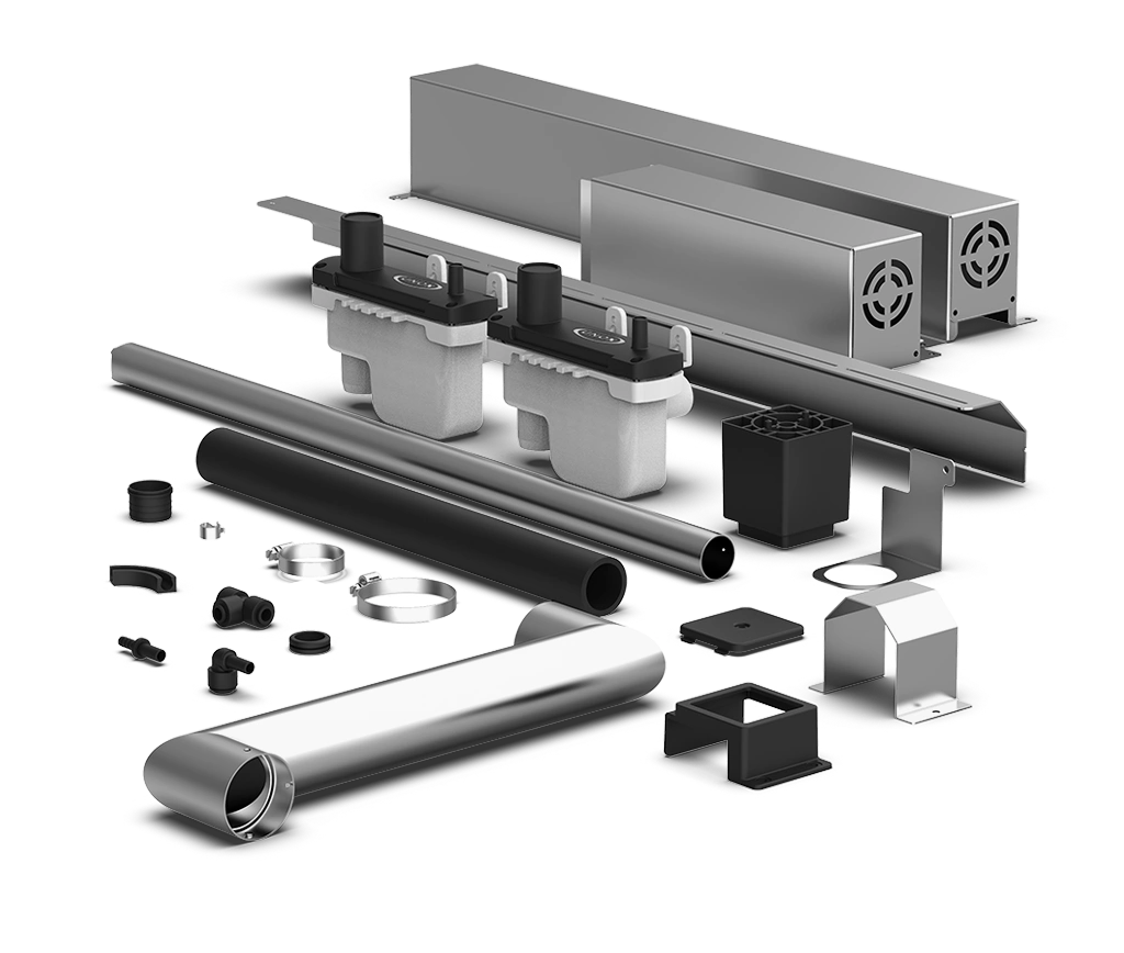 Unox oven Dubbele stapel installatie kit XEVQC-0711-G