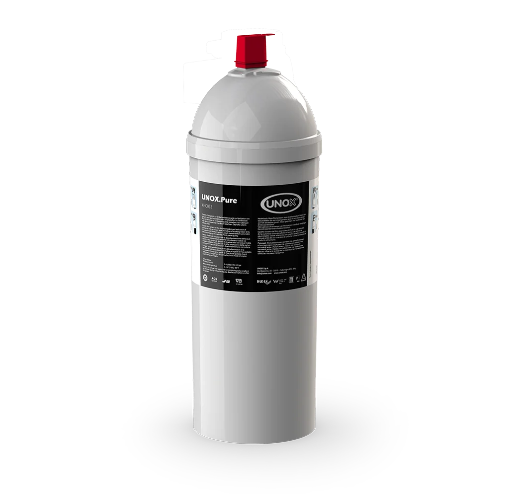 Unox oven Waterbehandeling met harsfilters XHC033