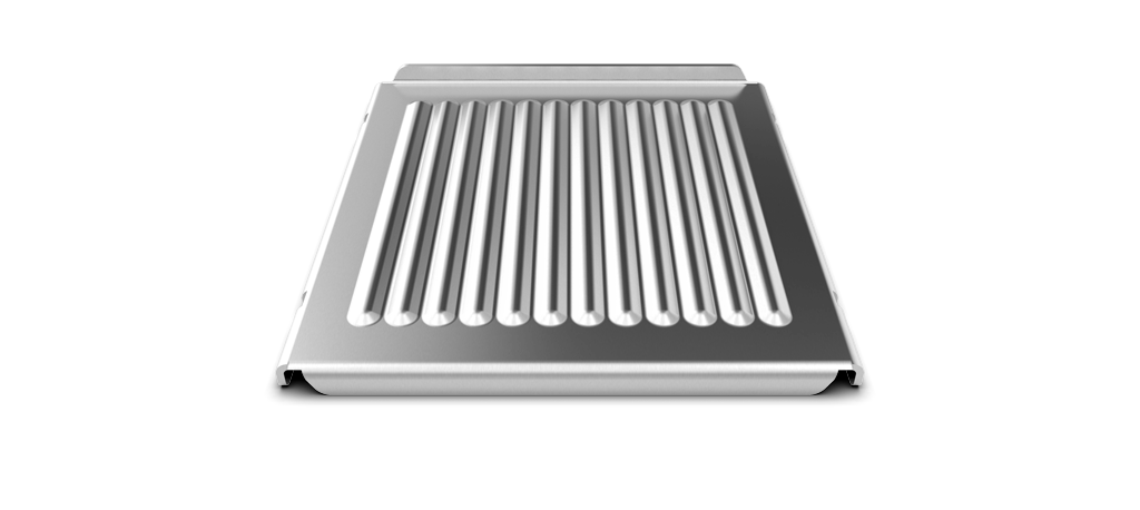 SPEED.Plate FLAT 300x300 RIBBED TG143